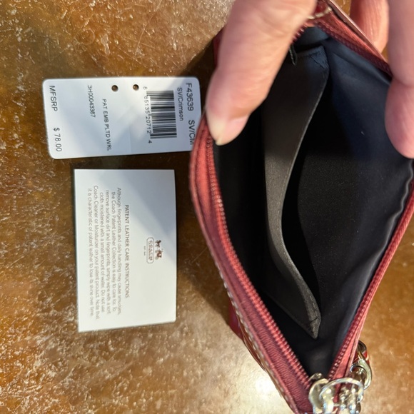 Coach red patent small bag - Picture 3 of 3